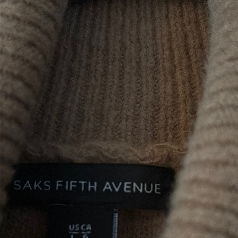 Saks Fifth Avenue Tan Knit Lounge Set - Picture 4 of 5